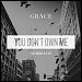 Grace featuring G-Eazy - "You Don't Own Me" (Single)