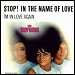 The Supremes - "Stop! In The Name Of Love" (Single)